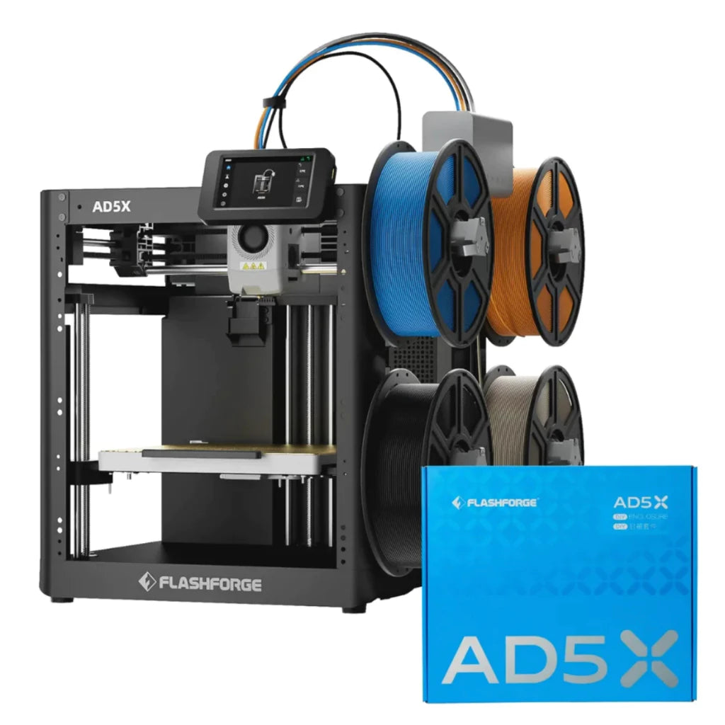 Impressora 3d Flashforge Ad5x Multicolorida Premium Preto Com kit de Fechamento