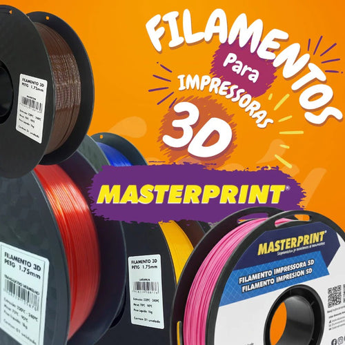 Filamento Impressora 3d Masterprint Petg 1.75mm Preto