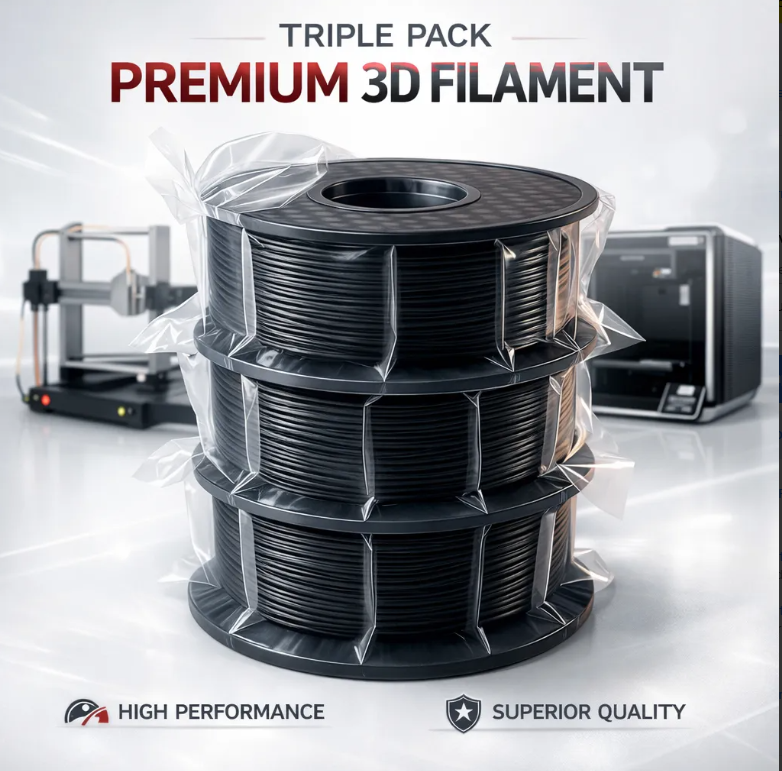 Filamento Impressora 3d Masterprint Petg 1.75mm Preto