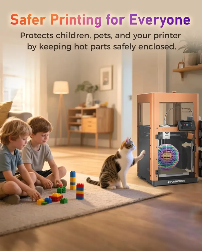Kit De Enclosure/Fechamento Para Impressora 3d Flashforge Ad5x