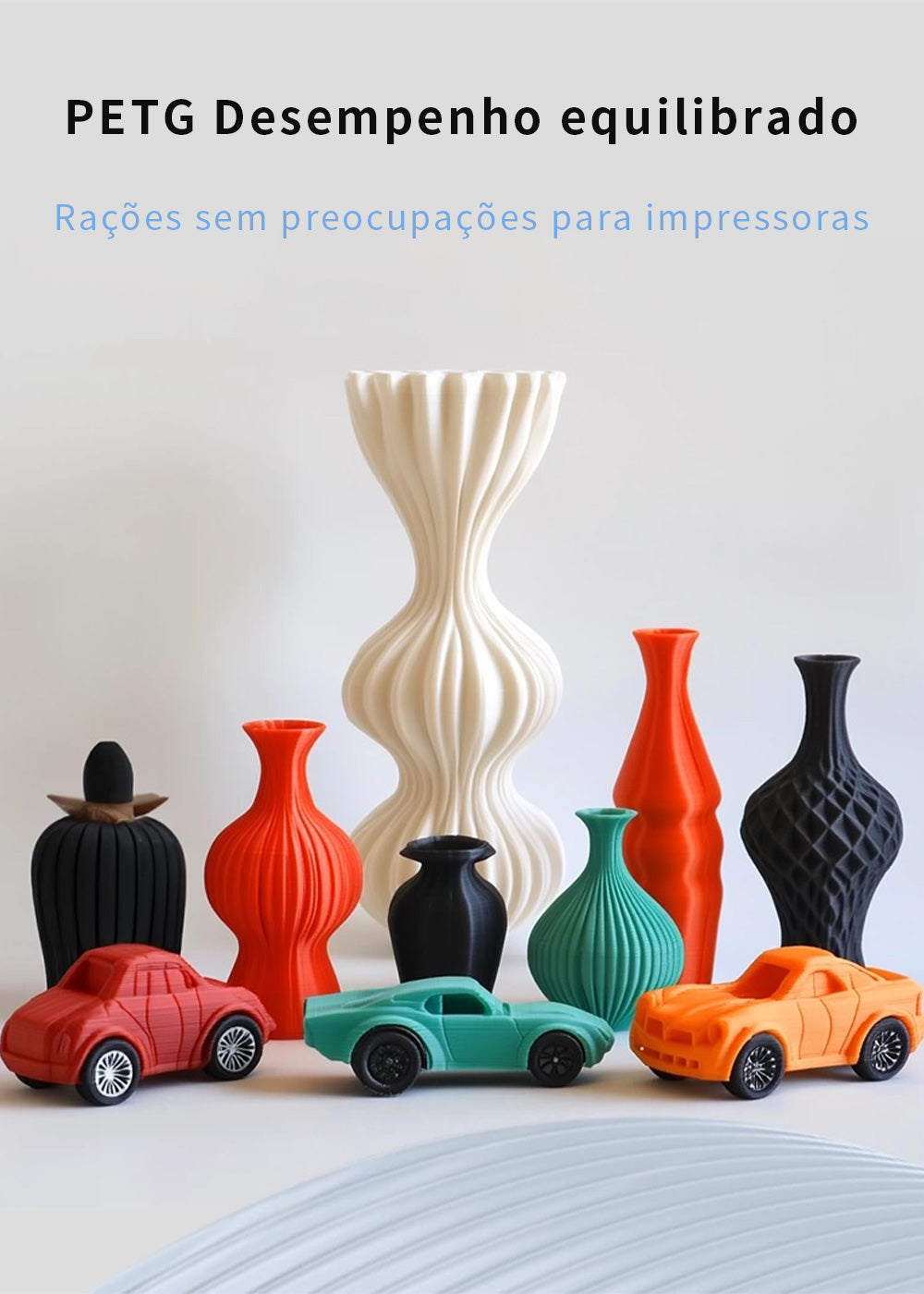 Xiaozhuzi-filamento 3d pla/petg/ 1.75mm 10 rolo 10kg，filamento de impressora 3d